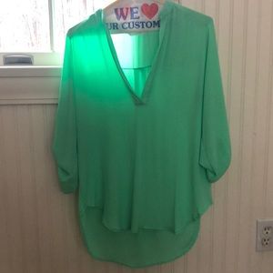 Lush Shirt  Mint Green